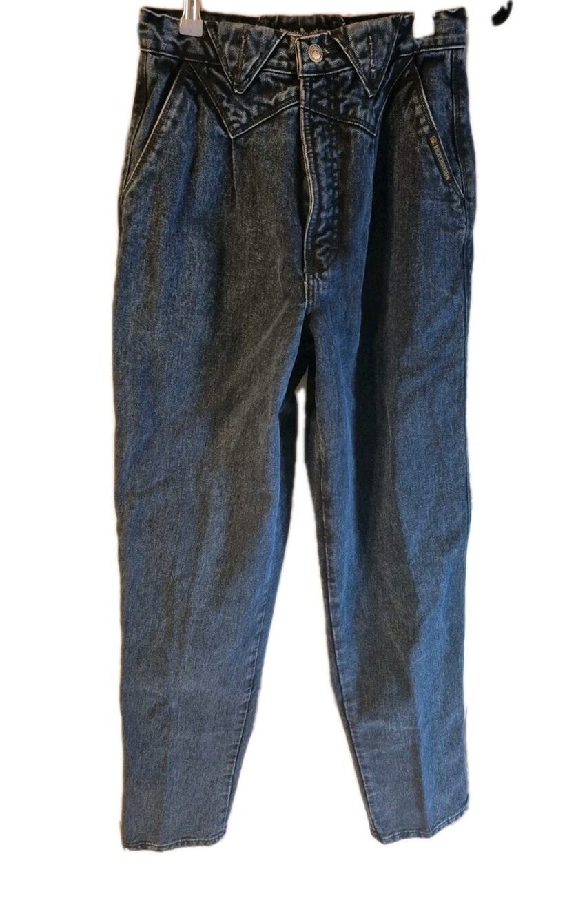 Vintage Rocky Mountain Clothing High Waist Rodeo Cotton Jeans 29 9 USA Made 80s